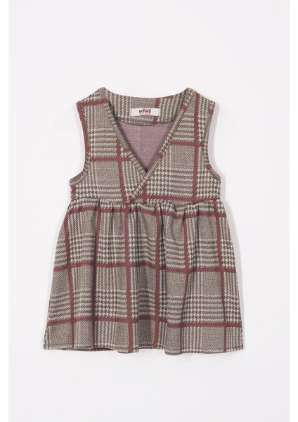 Balıkçı Yaka Badili Şapka Aksesuarlı Haki Renk Kız Çocuk Üçlü Takım Elbise fiyatları