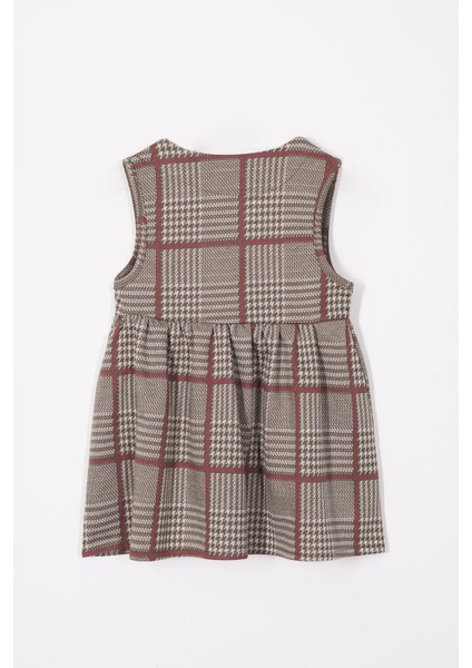 Balıkçı Yaka Badili Şapka Aksesuarlı Haki Renk Kız Çocuk Üçlü Takım Elbise fırsatları