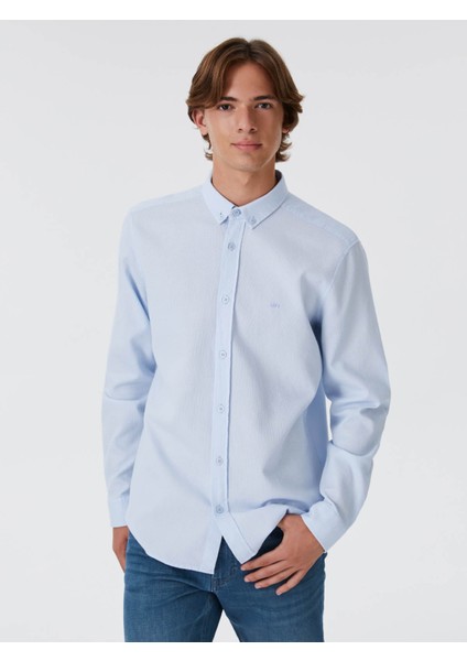 LF2030872 Mavi Erkek Gömlek LF2030872