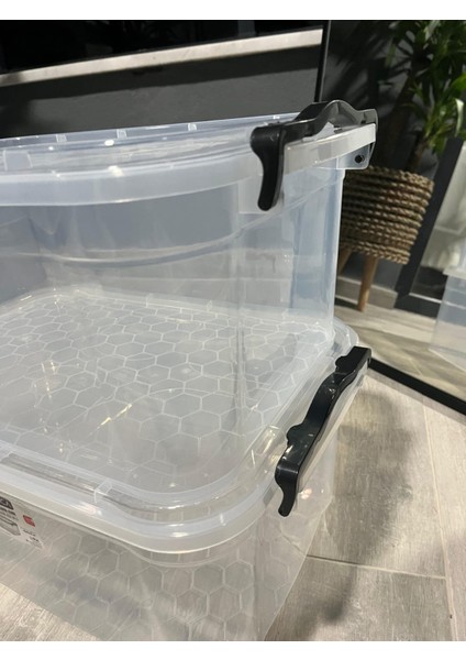 Plastik Kilitli Kapaklı Yatay Saklama ve Erzak Kutusu 30 Litre Plastik Saklama Kabı modelleri