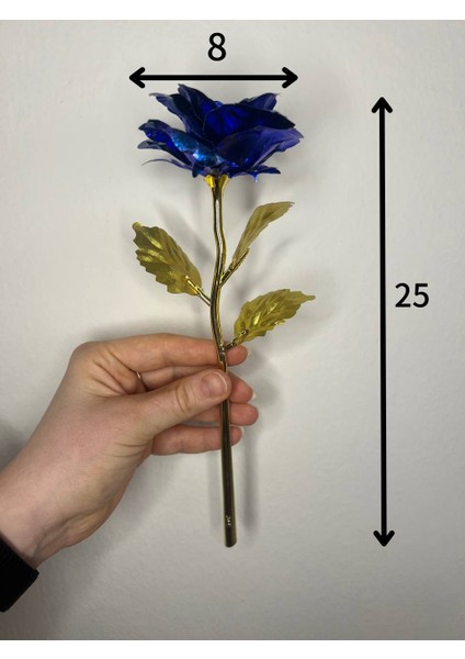 Love Candles 1 Adet Altın Varaklı Gül Solmayan Gül, Yapay Gül, Sonsuzluk Gülü Sevgililer Günü si, Anneler Günü si, Nişan si, Düğün si, Altın Gül fırsatları