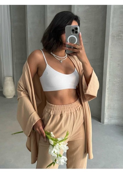 Bürümcük Kumaş 2'li Kimono Takım fiyatları