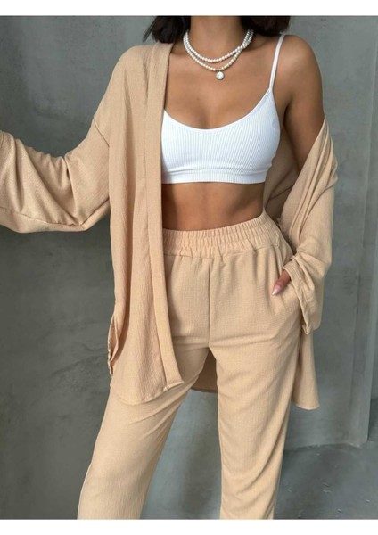 Bürümcük Kumaş 2'li Kimono Takım modelleri