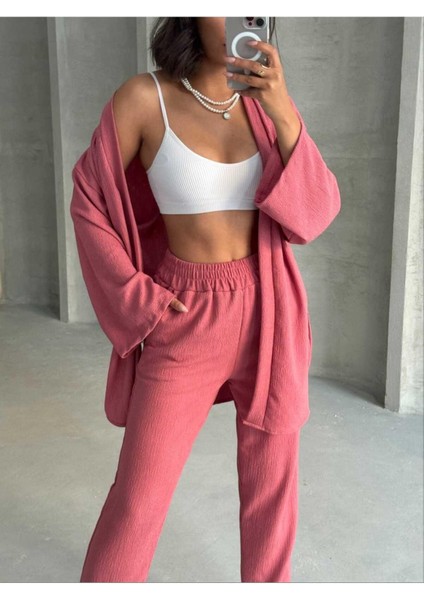 Bürümcük Kumaş 2'li Kimono Takım modelleri