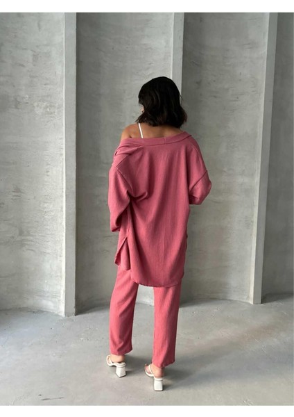 Bürümcük Kumaş 2'li Kimono Takım fırsatları