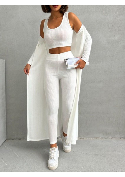 Triko Burgu Kumaş 3'lü Takım fırsatları