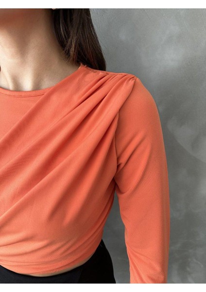 Uzun Kol Crop Bluz indirimleri