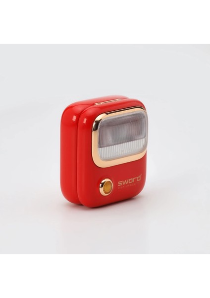 iota SW-RS38 Kırmızı Retro Tasarım Bluetooth Kulaklık