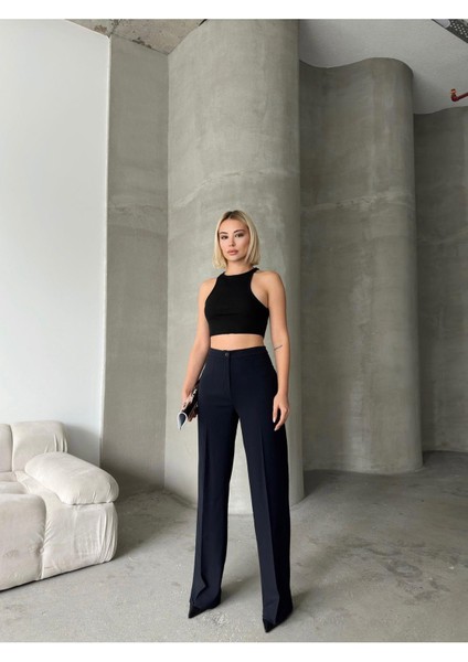 Bol Paça Poliviskon Pantolon modelleri