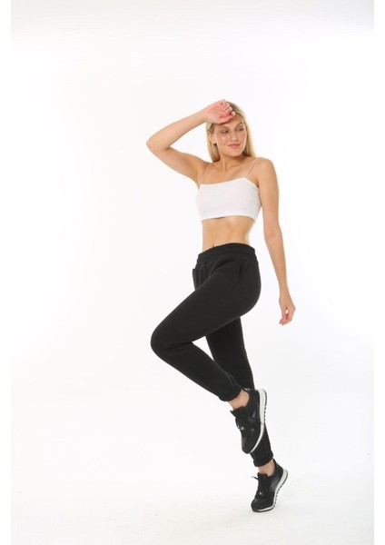 Kadın Kışlık Eşofman Altı Siyah Gri Ikili Paket fırsatları