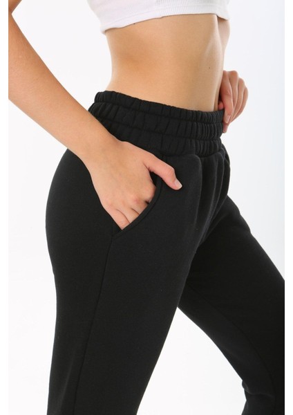 Kadın Kışlık Eşofman Altı Siyah Gri Ikili Paket indirimleri