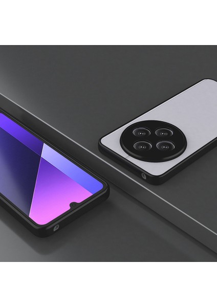 Xiaomi Redmi 14C Kılıf Renkli Kenarlı Kamera Korumalı Buzlu Hux Kapak modelleri