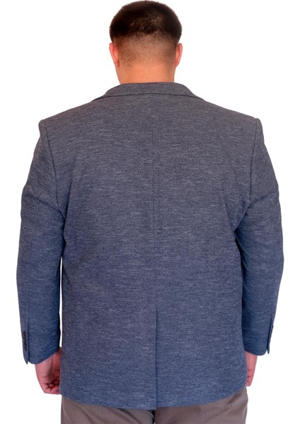 Mode Xl Büyük Beden Erkek Klasik Blazer Ceket Brıtanya 23028 Grı modelleri