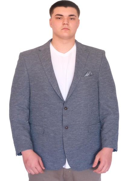 Mode Xl Büyük Beden Erkek Klasik Blazer Ceket Brıtanya 23028 Grı indirimleri