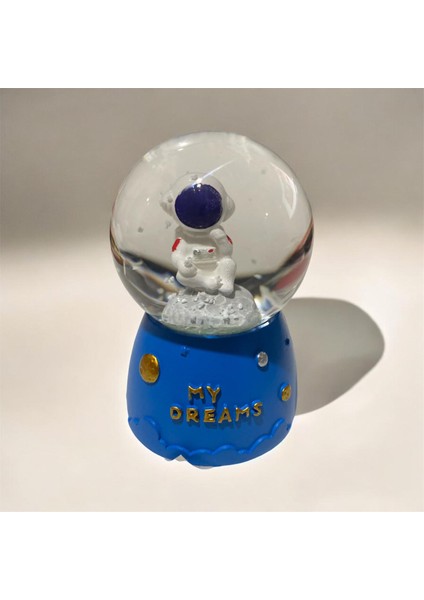 Astronot Figürlü Mini Kar Küresi