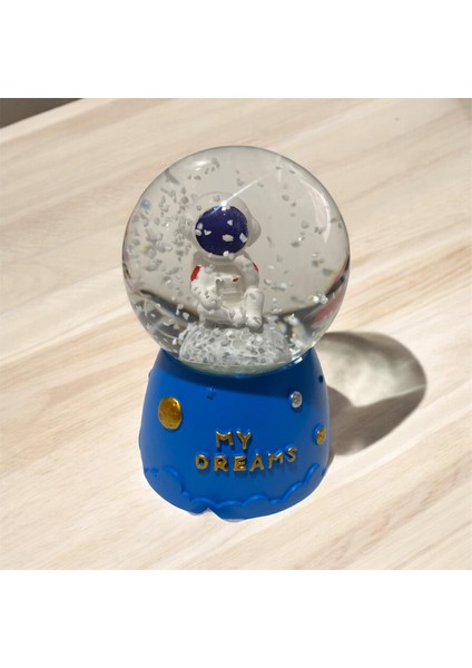 Astronot Figürlü Mini Kar Küresi
