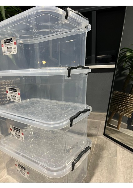 Plastik Kilitli Kapaklı Yatay Saklama ve Erzak Kabı 20 Litre Plastik Saklama Kabı fiyatları
