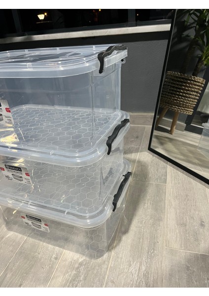Plastik Kilitli Kapaklı Yatay Saklama ve Erzak Kabı 20 Litre Plastik Saklama Kabı modelleri