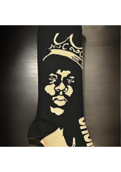 6'lı Özel Premium Kalite Bob Marley Desenli Erkek Çorap(Kutulu)