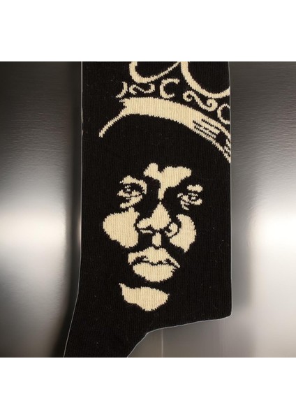 6'lı Özel Premium Kalite Bob Marley Desenli Erkek Çorap(Kutulu) modelleri