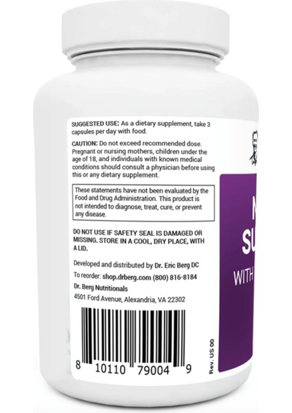 Nerve Support With Benfotiamine - 90 Capsules fiyatları