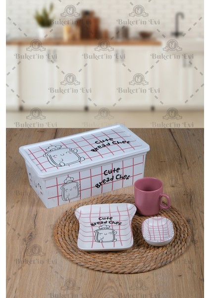 4 Parça Sevimli Çocuk Tost & Mama Takımı fırsatları