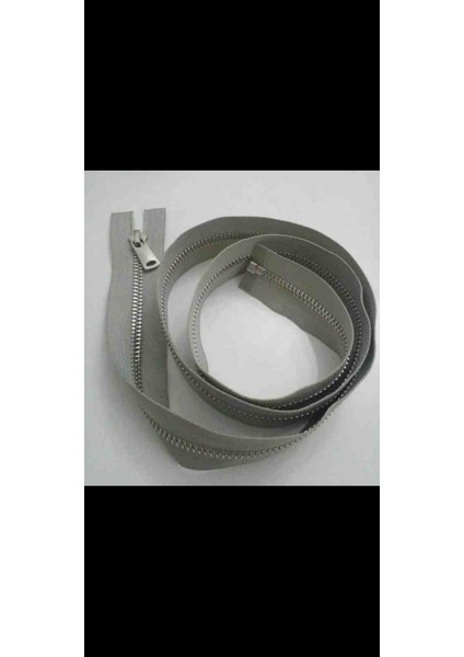 85 cm 1 Adet Parlak Gümüş Diş 5 No Metal Fermuar Açık Gri Renk modelleri