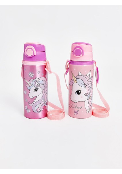 Lcw Accessorıes Baskılı Pipetli Suluk 600 ml