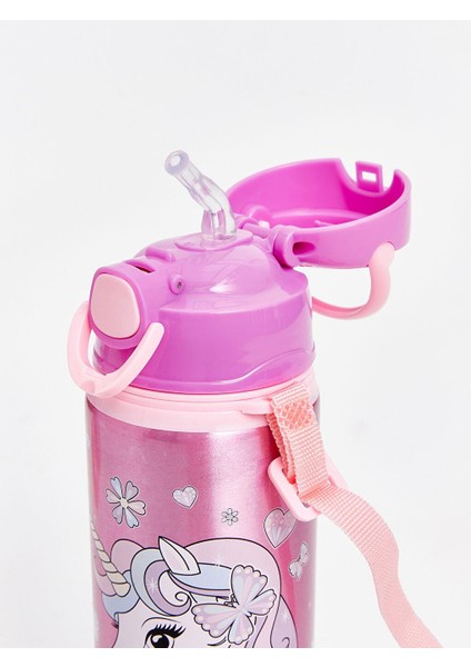 Lcw Accessorıes Baskılı Pipetli Suluk 600 ml