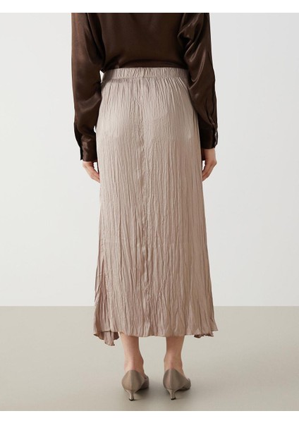 Lcw Modest Beli Lastikli Saten Kadın Etek fırsatları