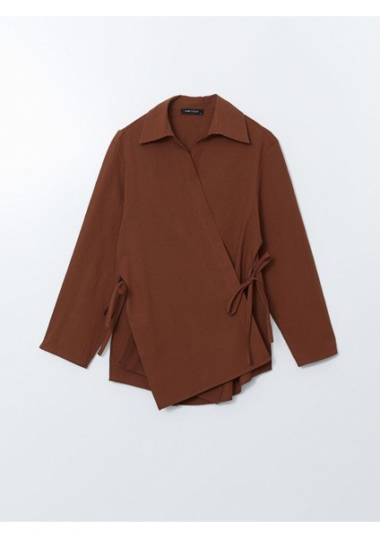 Lcw Vision Kruvaze Yaka Oversize Kadın Kimono