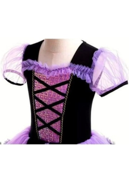 Kuromi Kostümü Kare Yaka, Cadı Kostümü - Balo Kostümü - Cadılar Bayramı Kostüm Kuromi Cosplay fırsatları