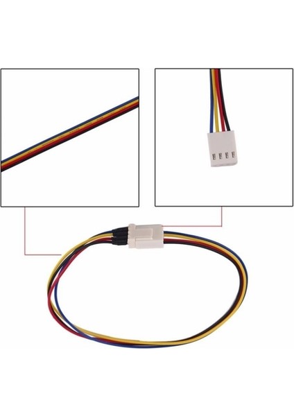 4 Pin Fan Güç Kablosu Power Kablo Cpu Uzatma Kablosu 20 cm