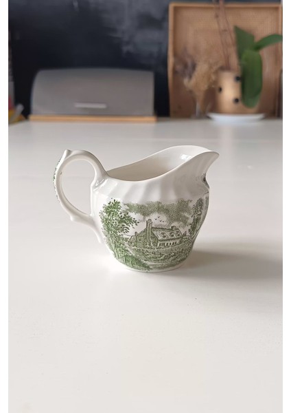 British Anchor Memory Lane Ironstone Vintage Sütlük