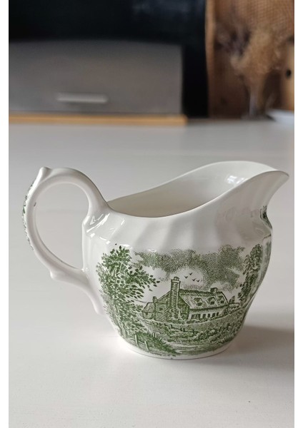 British Anchor Memory Lane Ironstone Vintage Sütlük