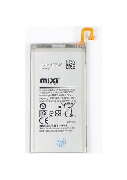 Samsung J8 Plus Uyumlu Yüksek Kapasiteli Batarya