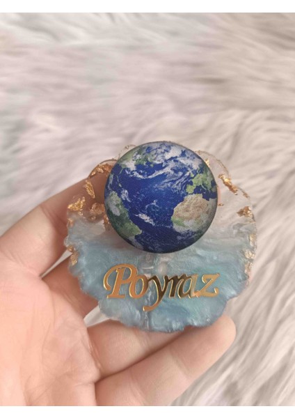 10 Adet Dünya Figürlü Epoksi Magnet Yenidoğan Doğum Günü Mevlüt Hediyelikleri