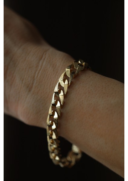 14 Ayar Altın Köşeli Gurmet Bileklik fiyatları