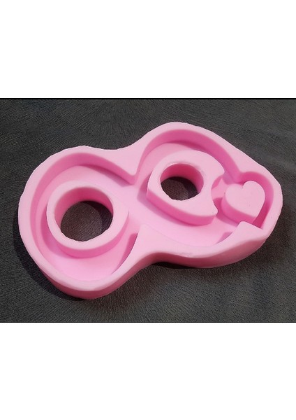 Kalpli Büyük Sonsuzluk Işareti Silikon Kalıp K-555 Kokulu Taş Alçı Reçine Sabun Polyester Mum Uygun modelleri