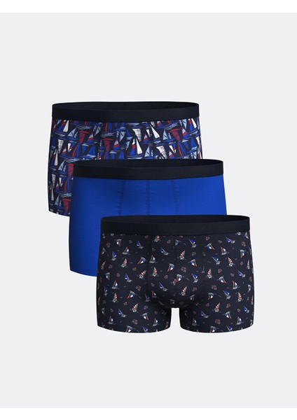 Lc Waıkıkı Standart Kalıp Pamuklu Esnek Erkek Boxer 3'lü