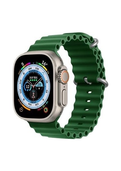 Apple Watch Ultra Uyumlu 49MM Ocean Silikon Kordon