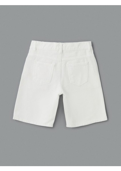 Lcw Kids Beli Ayarlanabilir Lastikli Erkek Çocuk Jean Şort fiyatları