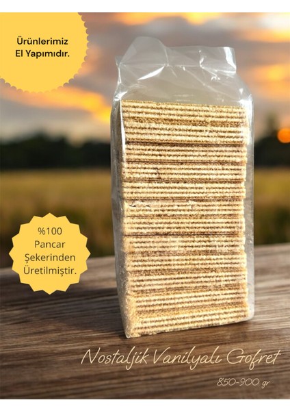 Vanilyalı Gofret Nostaljik Lezzet 850-900 gr
