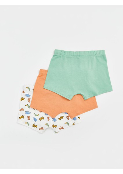 Lcw Kids Beli Lastikli Baskılı Erkek Çocuk Boxer 3'lü fiyatları