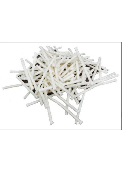 Ipek Hobi Mum Ipi Fitil Hazır Kesilmiş 4 cm 2500 Adet Mum Ipi Fitil Hazır Kesilmiş 4 cm 2500 Adet