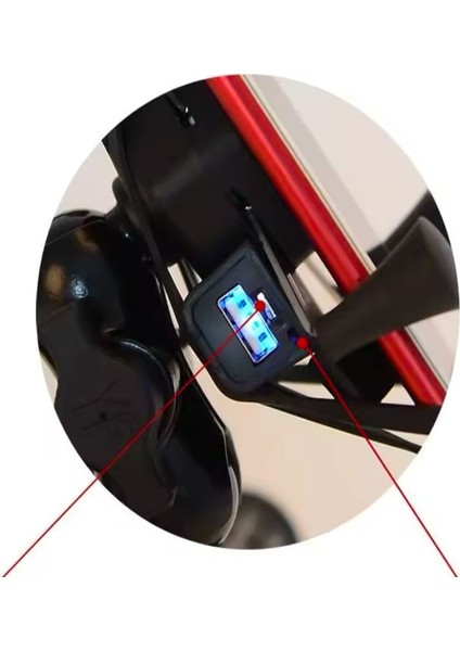 Ahtapot Motosiklet Telefon Tutucu Ayna Bağlantılı USB Şarj Çıkışlı