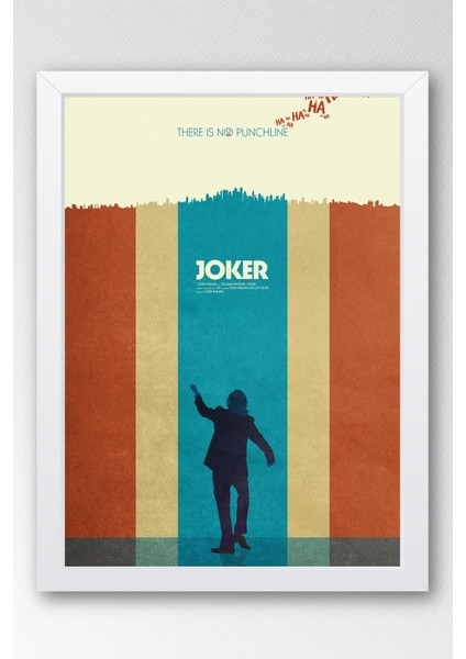 Joker Çerçeveli Tablo - Film Posteri Tablo