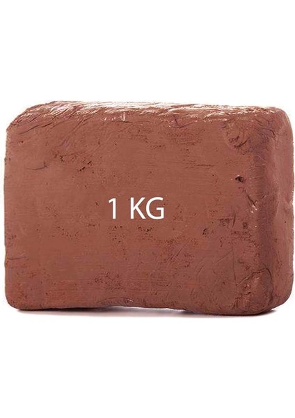 Kahverengi Seramik Hamuru 1 kg Kırmızı Seramik Çamuru Toprak Doğal Kırmızı Kil Oyun Hamuru Çamuru
