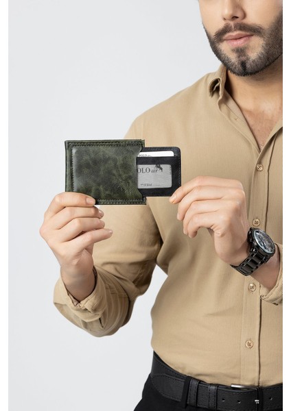 Erkek Set Kombin Kemer Cüzdan Kartlık Çakmak Kol Saati Hediyelik Kutusunda Yeşil Set PL-0974E3 modelleri