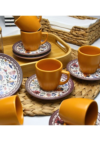 6 Kişilik Türk Kahve Fincan Seti fırsatları